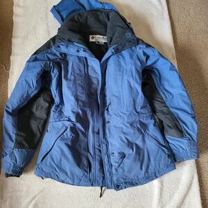 Columbia Double Whammy 3-in-1 Jacket Women’s M 8-10 Blue